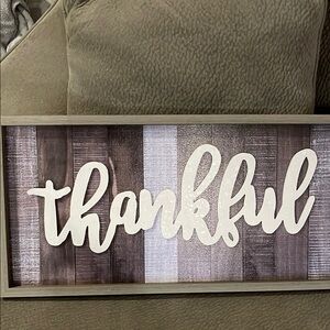 Thankful Wall Art Decor